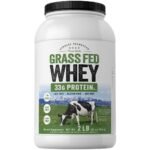 Carlyle Grass Fed Whey Protein Powder | 2lb | 33g of Protein Per Serving | Unflavored