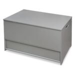 Badger Basket Up and Down Toy Storage Box Bench with Two Baskets Gray - Image 5