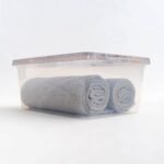 IRIS 17qt Snap Top Plastic Storage Bin: Clear, Stackable & Portable Utility Storage Tubs with Lid, 17.5"x12"x7" - Image 4