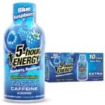 5 Hour Energy Blue Raspberry Extra Strength Shot - 10pk - 19.3 fl oz: Caffeinated, Ready to Drink, Liquid Form