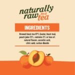 Raw Tea Sparkling Black Tea with Peach Juice - 11fl oz Can - Image 5