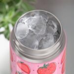 Thermos 16oz Stainless Steel FUNtainer Water Bottle with Bail Handle - Strawberry Smiles - Image 6