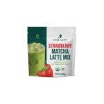 Jade Leaf Matcha Organic Cafe Style Strawberry Flavored Matcha Latte Mix - 3.5oz