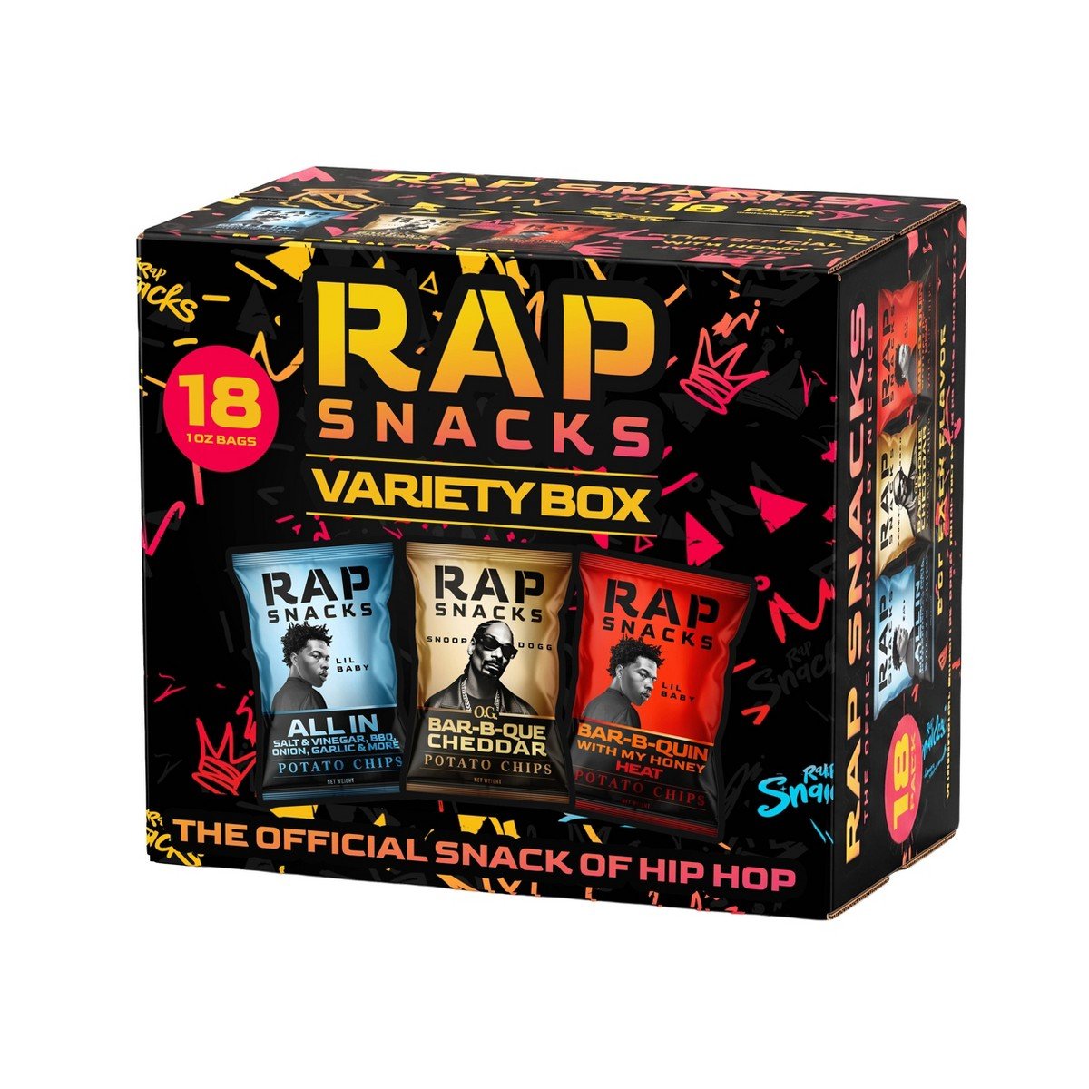 GUEST_f504f46f-389c-4a10-a155-316620107af5.jpg Rap Snacks Variety Box - 18ct/18oz - Image 1