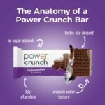 Power Crunch Wafer Triple Chocolate Whey Protein Energy Bars - 13g Protein - 5ct - Image 4