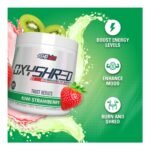EHPlabs OxyShred Thermogenic Pre Workout & Fat Burner - Clinically Proven Preworkout Powder with Acetyl L Carnitine - Kiwi Strawberry, 60 Servings - Image 3