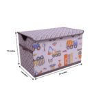 Bacati - Construction Multicolor Boys Cotton Storage Toy Chest - Image 2