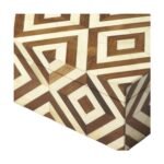 HomeRoots 12" Brown And Ivory Bone Inlay And Solid Wood Box With Lid - Image 4