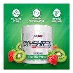 EHPlabs OxyShred Thermogenic Pre Workout & Fat Burner - Clinically Proven Preworkout Powder with Acetyl L Carnitine - Kiwi Strawberry, 60 Servings - Image 4