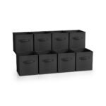 Sorbus 8 Pack 11 Inch Foldable Storage Cubes with Handle- for Organizing Home, Shelves, Nursery, Playroom, Closet and More - Image 7