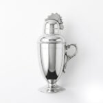 IHI Est. 1986 Polished Rooster Cocktail Shaker, 10 Inch Metal Barware Shaker with Decorative Rooster Finial Lid, Stainless Steel Finish Martini Mixer