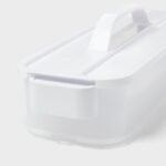 Click in Place Slim Lid with Handle for Plastic Storage Bins Home and Office Organization White- Brightroomâ„¢ - Image 4