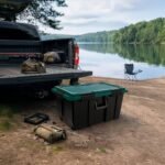 IRIS 2pk 20gal Remington Airtight Footlocker Weathertight Storage Bins with Lids Heavy Duty Containers - Image 5