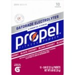 Propel Black Cherry Sport Mix - 10pk/0.08oz Pouches: No Added Sugar, Non-Caffeinated - Image 2