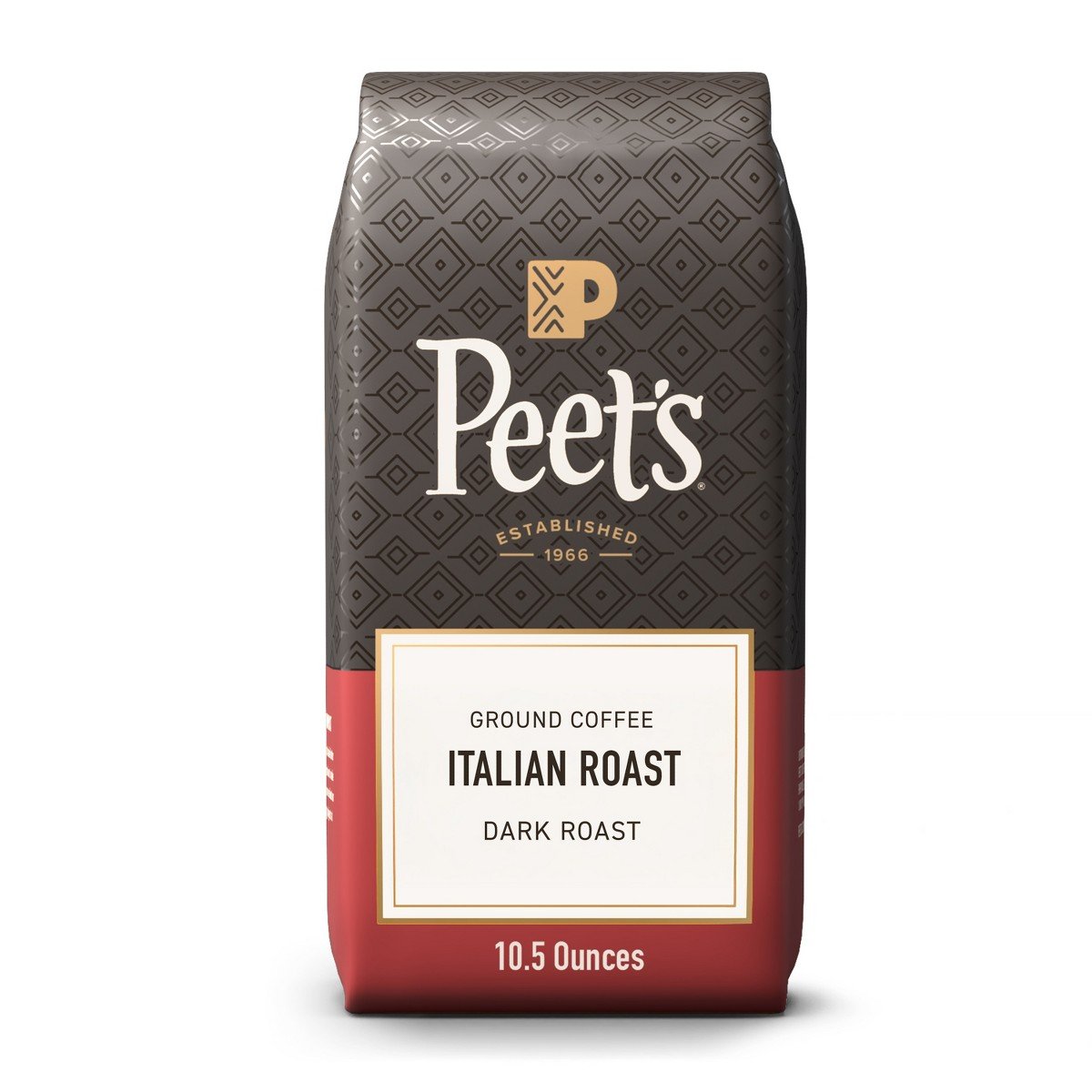 GUEST_fdf6da1b-b692-4038-8ca6-08df63ab179b.jpg Peet's Italian Dark Roast Ground Coffee - 10.5oz: Arabica Beans, Dark Chocolate, Molasses - Image 1