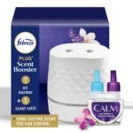 Febreze Plug Scent Booster Downy Calm Starter Kit - 0.87 fl oz/2ct: Electric, Oil, Air Freshener Holders