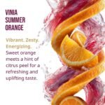 VINIA Electrolyte Drink Mix Powder, Summer Orange Flavor with Red Grape Powder & Piceid Resveratrol, Hydration Drink Sticks, 30 Count - Image 2