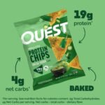 Quest Nutrition Tortilla Style Protein Chips - Salsa Verde - 4.5oz/4pk - Image 3