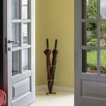 Vintiquewise Gold Round Vertical Design Umbrella Holder Stand for Indoor and Outdoor with Drip Water Tray - Image 3