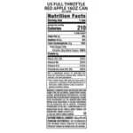 Full Throttle Red Apple Single - 16 fl oz: Caffeinated, Low Sodium, No Artificial Colors - Image 4