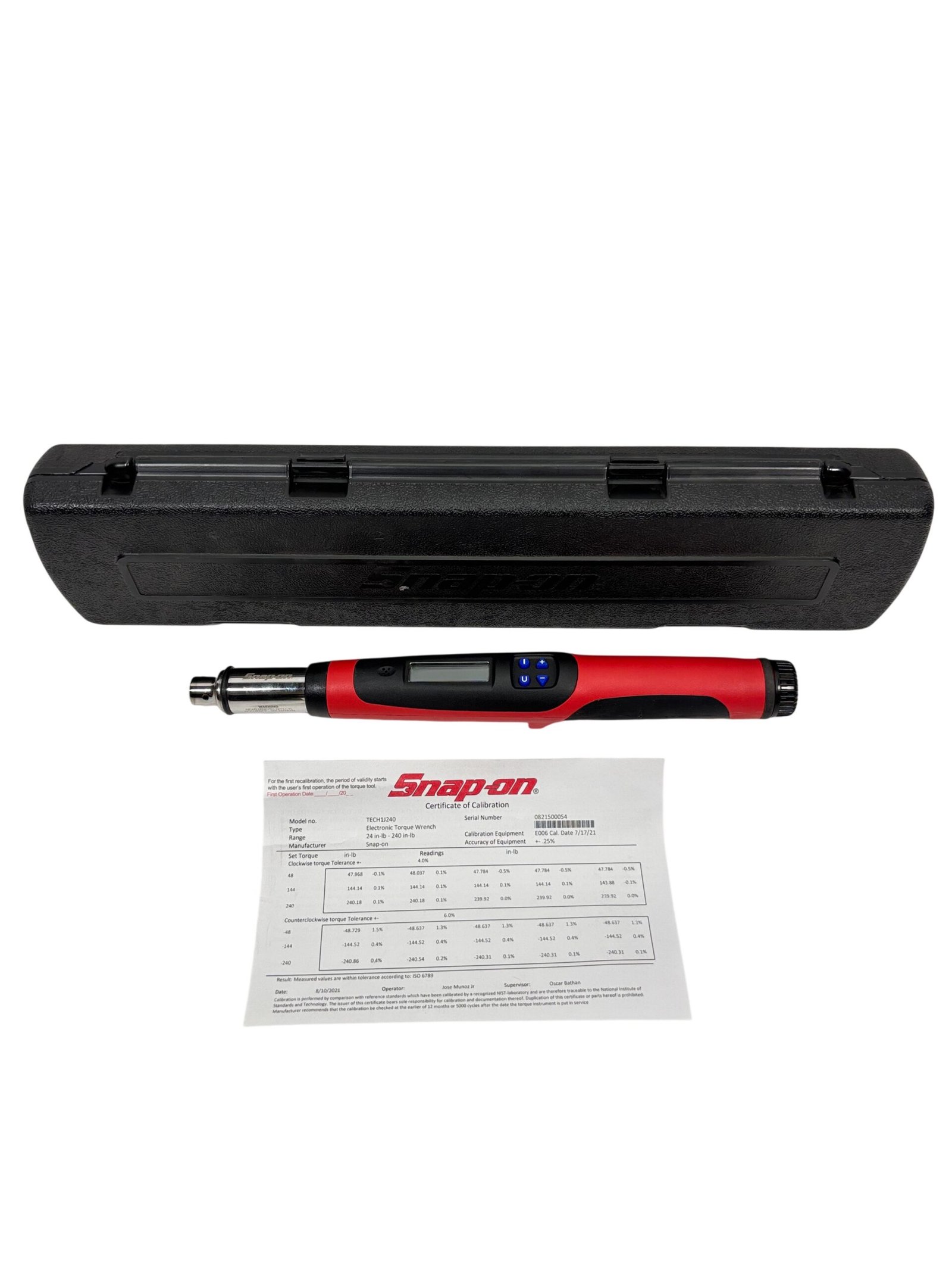 07d40483-1571-46df-a6c3-eee207167313.jpg Snap-On TECH1J240 Interchangeable-Head J-Shank Torque Wrench (1–20 ft-lb) - 3317 - Image 1