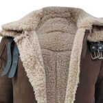 New Fashion Winter Warm Thick Fleece Bomber Jackets Business Clothing Porcket Lapel Long Sleeve Padded Leather Coats for Men - Image 5