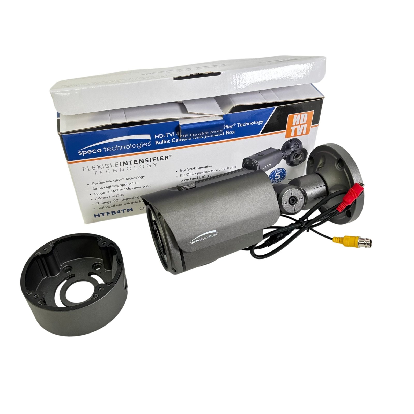 0f7a7d64-0c19-4031-b7c4-edfcb2eb839f.jpg Speco Technologies HTFB4TM 4MP HD-TVI Bullet Camera - Image 1