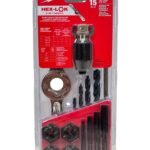 Milwaukee 49-22-5602 SAE Tap And Die Set With Hex-LOK 2-in-1 Handle (15-Piece)