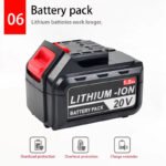 20V 10mm Cordless Electric Impact Drill and Screwdriver Compatible with Makita 18V Battery - Image 3