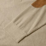 Mens Casual Sweater Tops Loose Comfortable Buckle Stand Neck Long Sleeve Knitwear Hoodie plus Size Mens Band Knitting Pullovers - Image 6