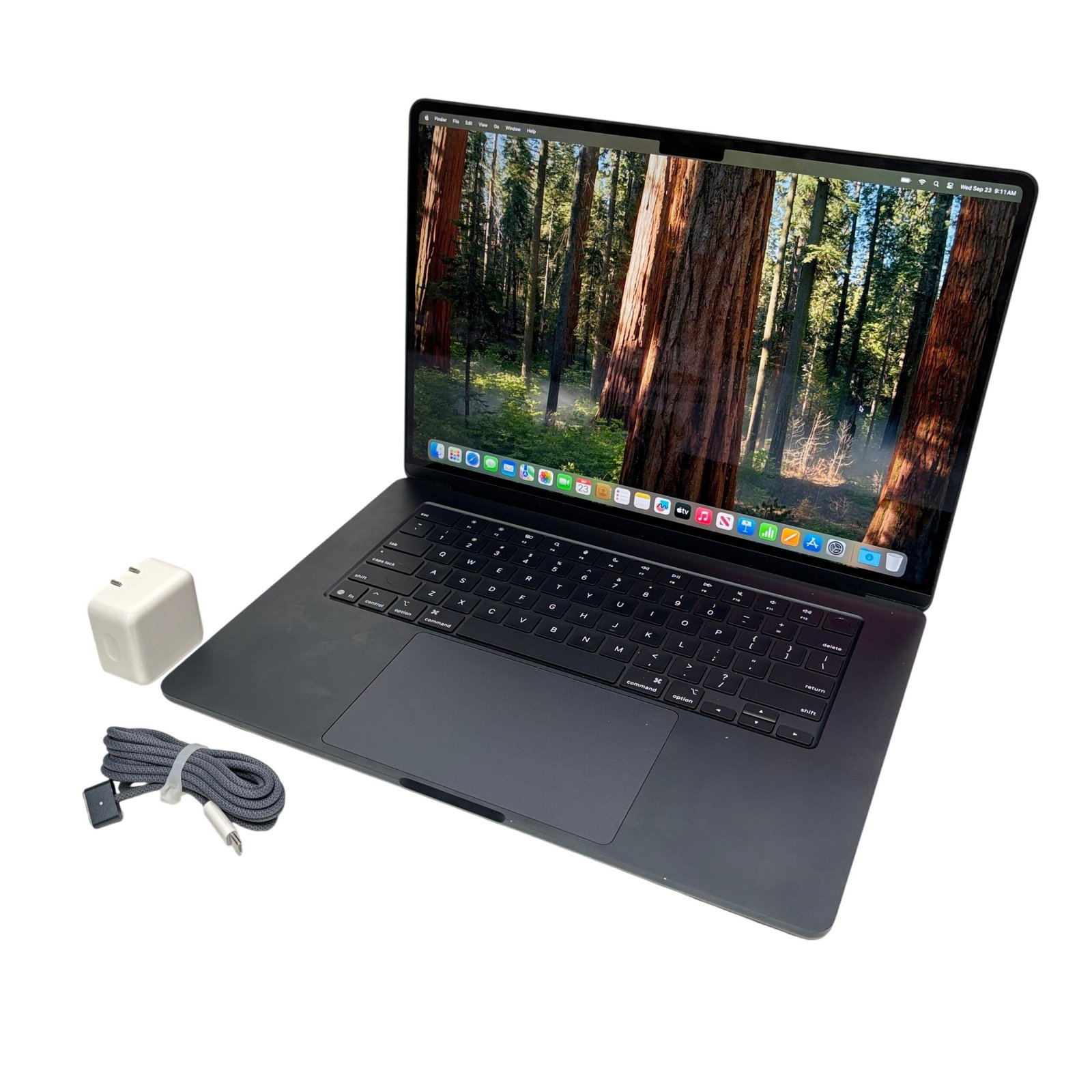 387fd504-66f5-43df-be49-d2b1f0a6b184.jpg Apple MacBook Air 2025 MW1L3LL/A M4 Chip 16GB Unified RAM 256GB SSD 15.3" - Image 1