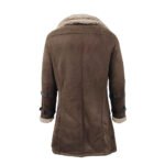 New Fashion Winter Warm Thick Fleece Bomber Jackets Business Clothing Porcket Lapel Long Sleeve Padded Leather Coats for Men - Image 4
