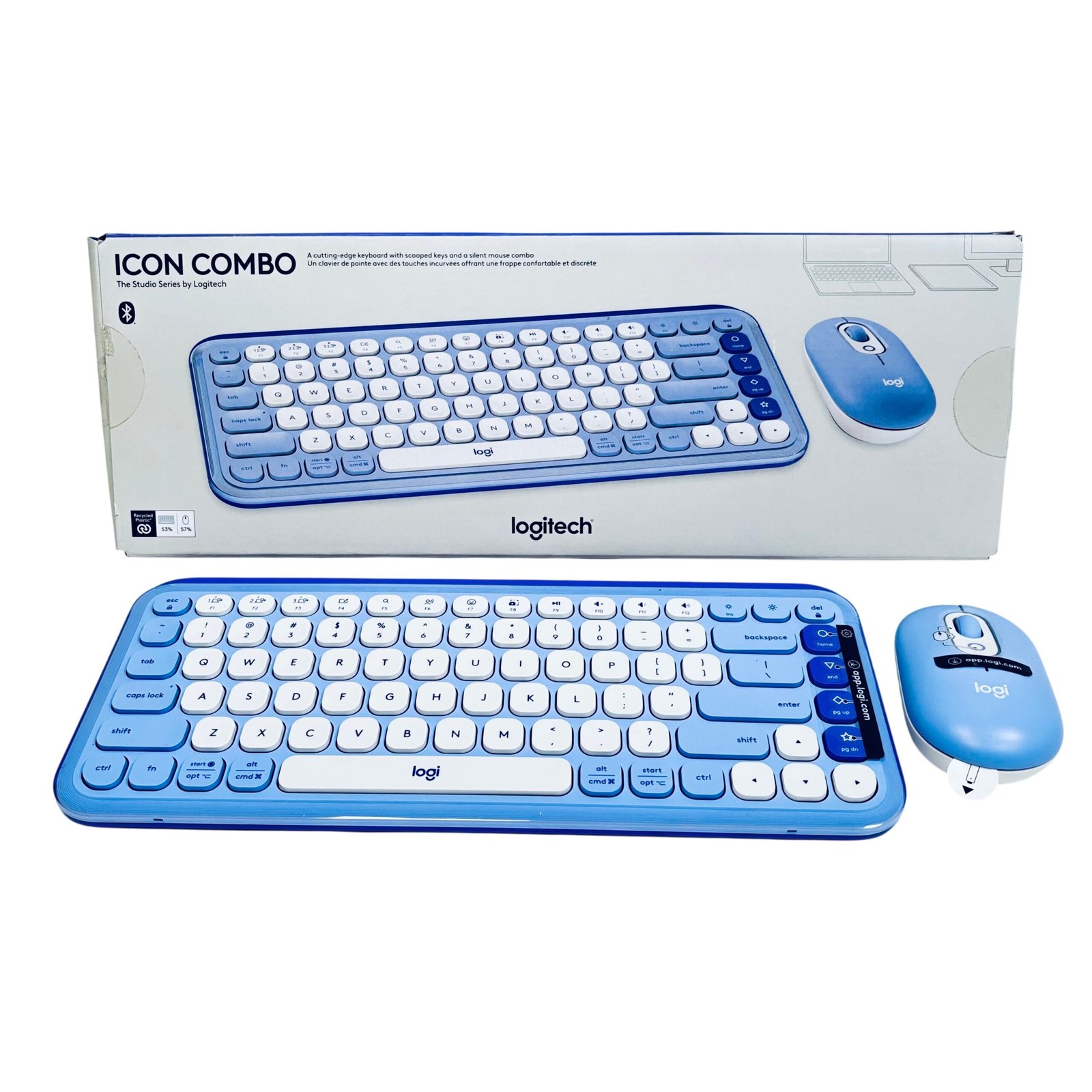 40d8c1ba-0dea-4f9c-9500-feaad322c218.jpg Logitech 920-013888 Bluetooth Keyboard and Mouse Combo - Image 1