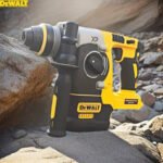 Cordless Rotary Hammer Drill with SDS-Plus, Rechargeable 2-Mode Demolition and Chipping Capabilities for Metal and Concrete