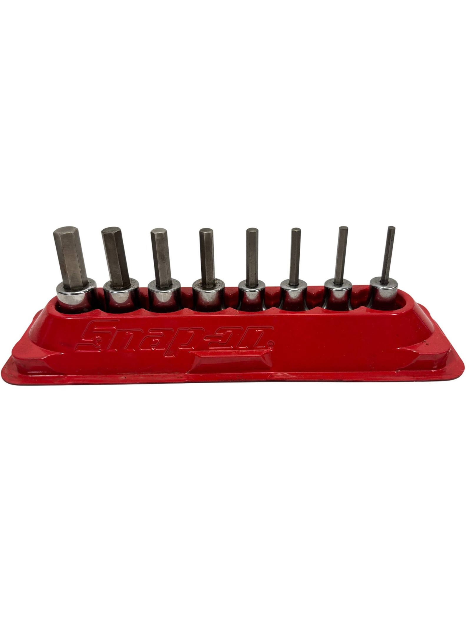 52d1cd51-ace3-4b92-90e3-88b3f5fa72fe.jpg Snap-on Tools USA 8pc 3/8" Drive SAE Standard Hex Bit Socket Set 208EFAY - Image 1