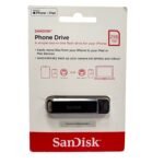 SanDisk SDIXDON-256G-AW6ME 256GB Dual Interface Flash Drive iPhone/iPad 0070