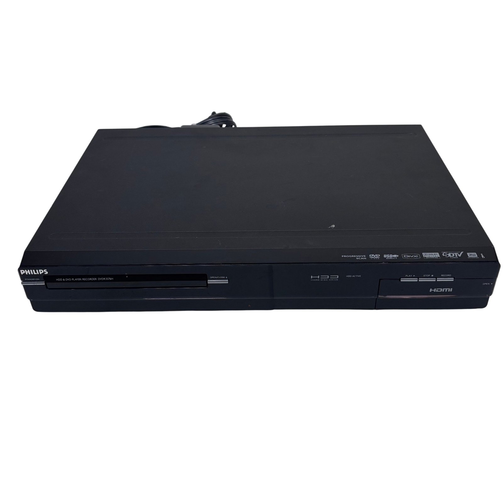 6758d495-2e90-4c4e-a6ec-c7cd7d46b557.jpg Philips DVDR3576H HDD DVD Player Recorder HDMI Output DivX SDTV Tuner - Image 1