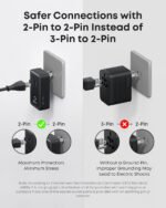 Anker Nano Travel Adapter (5-in-1, 20W, 1-Pack) and Anker Nano Charger (45W) with USB-C to USB-C Cable - Image 5