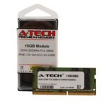 A-Tech AT16G1D4S3200NN12V 16GB DDR4 3200MHz PC4-25600 CL22 SODIMM 260-Pin RAM