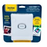 Instax Fujifilm Square Link Smartphone Printer Bundle Ash White