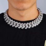 Hip Hop Jewelry Men Iced Out Chains Big Heavy 25mm Six Rows Cz Stone Cuban Link Chain High Quality Bling Necklace