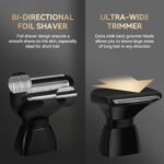 Long Handle Electric Back Shaver For Men USB Rechargeable Body Hair Removal Razor - Image 3