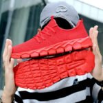 Breathable Mesh Running Shoes - Slip-On Design with MD Sole for Men and Women - Perfect for Sports & Leisure Activities in Spring/Summer/Fall - Image 2