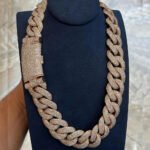 Men'S & Women'S 18K Gold Plated Cuban Link Necklace / 15Mm Heavy Duty Interlocking Chain With Moissanite-Like Sparkle, Durable C - Image 4