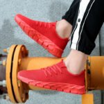 Breathable Mesh Running Shoes - Slip-On Design with MD Sole for Men and Women - Perfect for Sports & Leisure Activities in Spring/Summer/Fall - Image 4