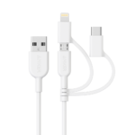 Anker 321 USB-A to Lightning Cable (3 ft 3-in-1)