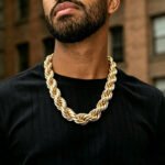 12mm Fashionable Men's Necklace, Featuring A High-end Hip-hop Style, Is Perfect for Music Festivals. It's Fashionable And Versatile, Making It The Perfect Gift for Your Boyfriend - Image 5