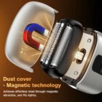 Mini Portable Men's Shaver Electric Foil Shaver IPX7 Waterproof Pocket Travel Beard Razor LED Power Display USB-C Rechargeable Wet Dry Shaving Machine For Male - Image 6