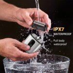 Mini Portable Men's Shaver Electric Foil Shaver IPX7 Waterproof Pocket Travel Beard Razor LED Power Display USB-C Rechargeable Wet Dry Shaving Machine For Male - Image 5