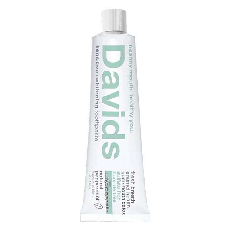 Davids_SensitiveWhitening_Toothpaste_740.jpg Hydroxi™ Sensitive + Whitening Toothpaste - Peppermint - Image 1